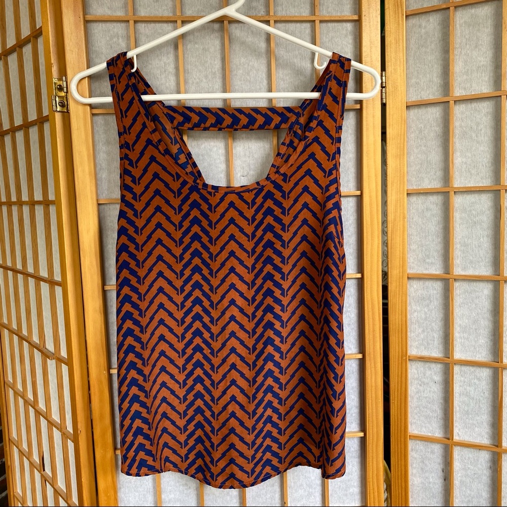 2 for 20! Poetry clothing geometric patterned tank XS